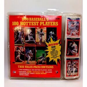 1990 Score Baseball 100 Hottest Players Set Sealed Griffey Bonds Ryan 0881767654